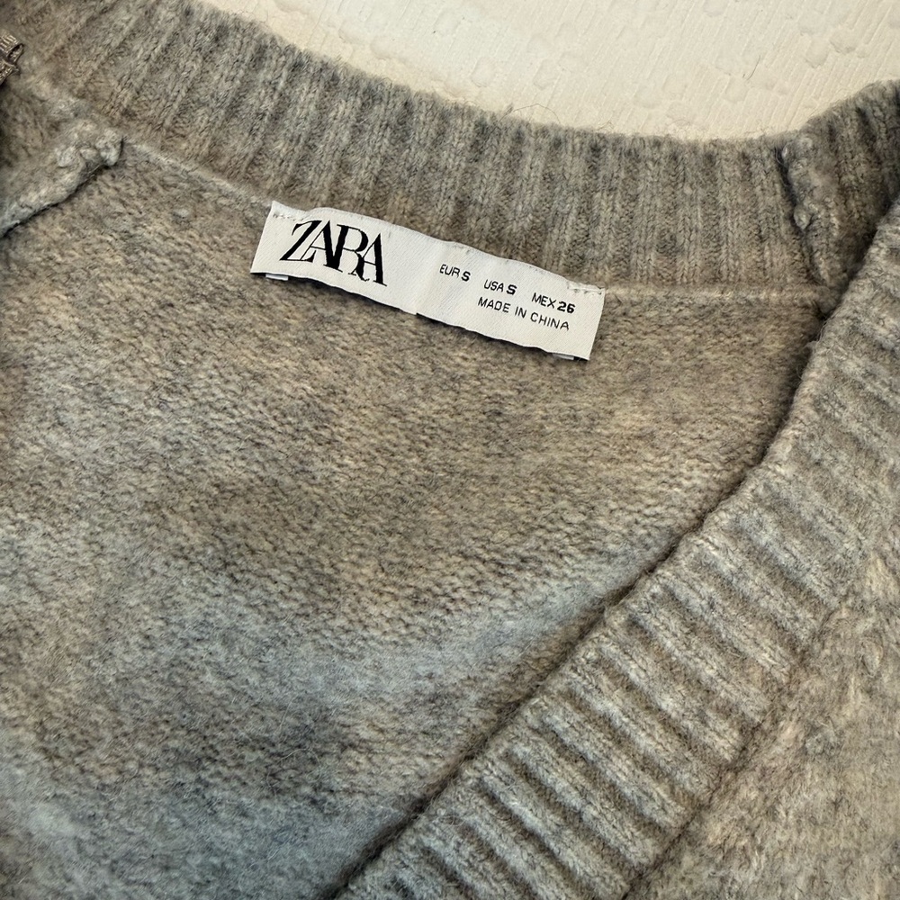 ZARA Button-Up Cardigan - Picture 3 of 8